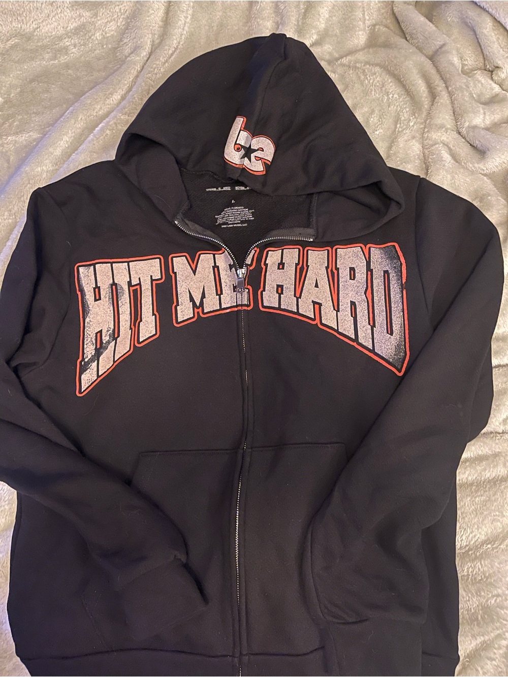 Billie Eilish HIT ME HARD AND SOFT: THE TOUR Zip Hoodie misprint please read